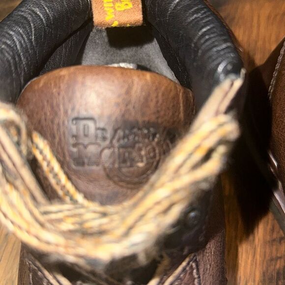 Vintage Dr. Martins- Made In England- Airwair W/Bouncing Soles Boots Size 5 MIL - Picture 14 of 14